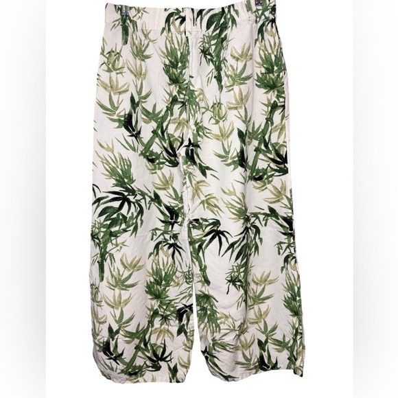 J. Jill Pants - J Jill Tropical Print Wide Leg Pants Size Small